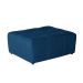 Sofá Modular 2 e 3 Lugares com Puff Soho Linho Azul Marinho