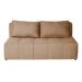 Sofá Modular 2 e 3 Lugares com Puff Soho Linho Bege