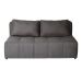 Sofá Modular 2 e 3 Lugares com Puff Soho Linho Grafite