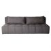 Sofá Modular 2 e 3 Lugares com Puff Soho Linho Grafite