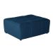 Sofá Modular 3 Lugares com Puff Soho Linho Azul Marinho