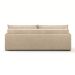 Sofá Retrátil Sem Caixa 3 Lugares Solomons Velosuede Bege 230 cm