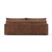 Sofá Retrátil Sem Caixa 3 Lugares Solomons Velosuede Marrom 230 cm