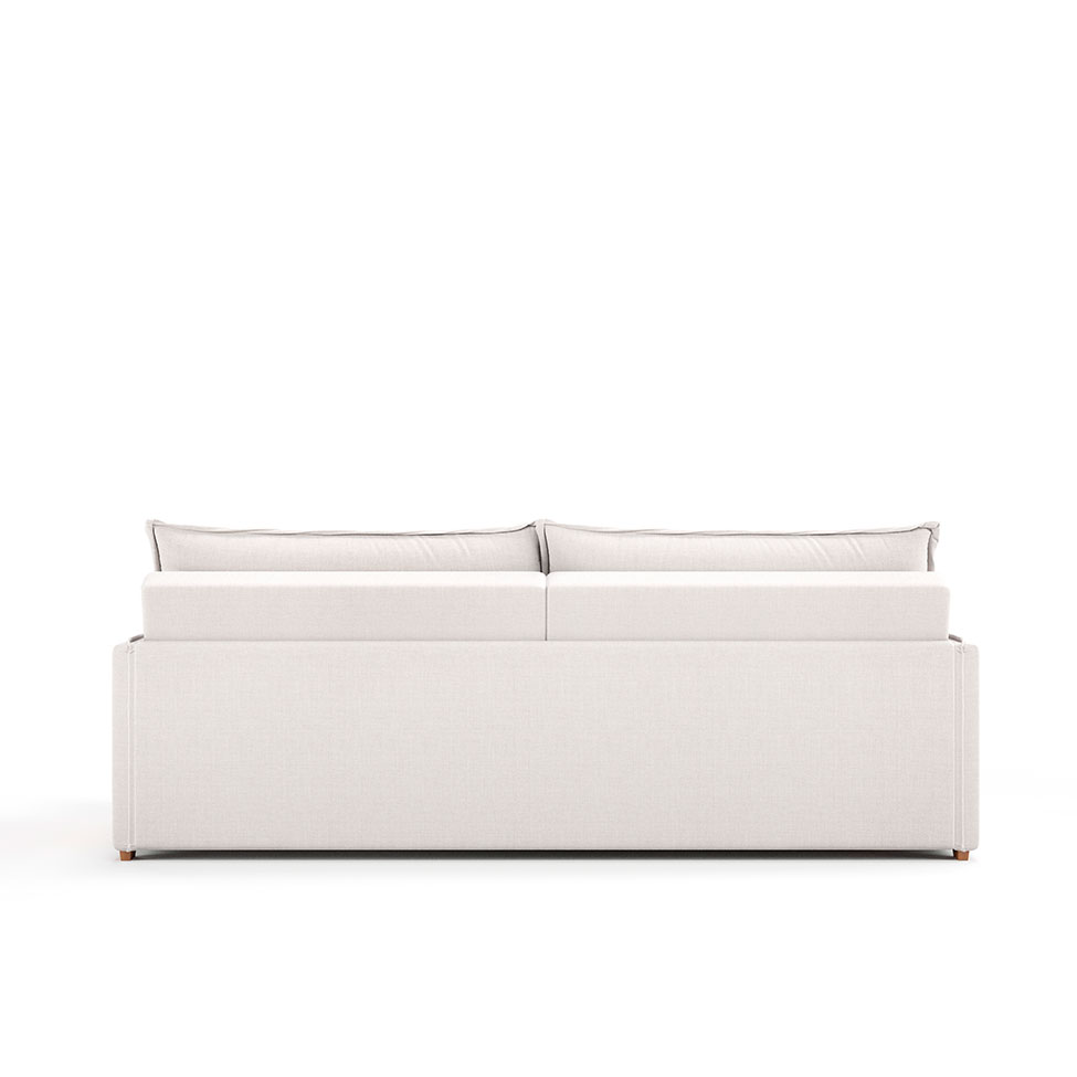Sofá Retrátil Sem Caixa 3 lugares Solomons Linho Cru 214 cm