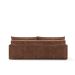 Sofá Retrátil Sem Caixa 3 lugares Solomons Velosuede Marrom 214 cm