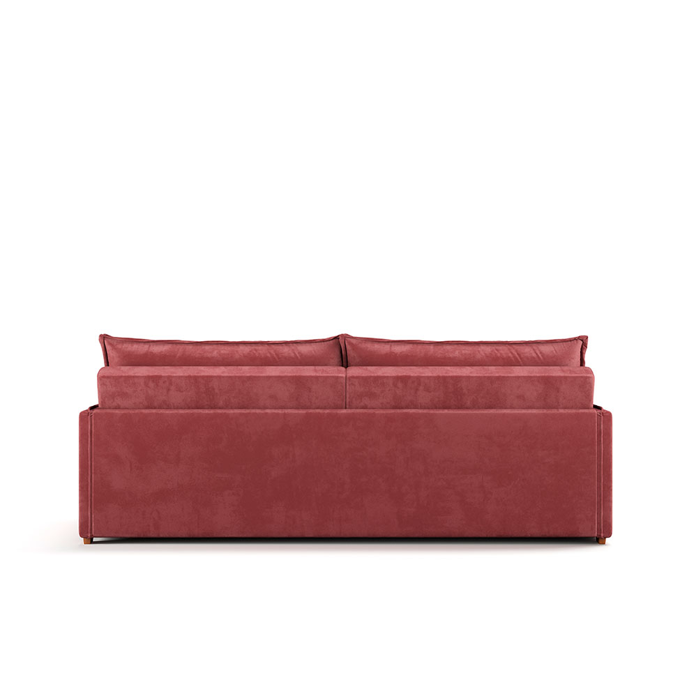 Sofá Retrátil Sem Caixa 3 lugares Solomons Velosuede Telha 214 cm