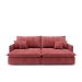 Sofá Retrátil Sem Caixa 3 lugares Solomons Velosuede Telha 214 cm