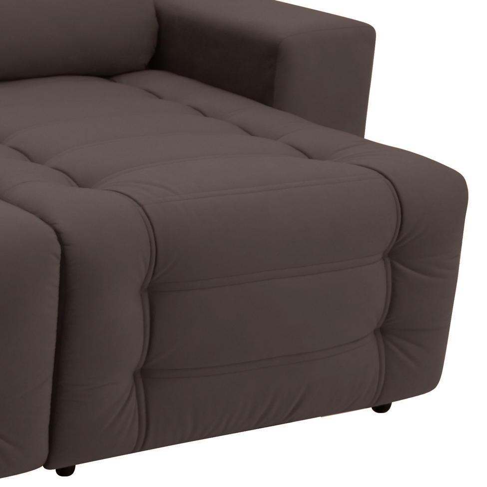 Sofá Retrátil e Reclinável 3 Lugares Blenda II Suede Café