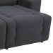 Sofá Retrátil e Reclinável 3 Lugares Blenda II Suede Grafite