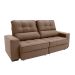 Sofá Retrátil e Reclinável 3 Lugares Oppel I Suede Marrom