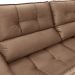 Sofá Retrátil e Reclinável 3 Lugares Oppel I Suede Marrom