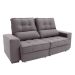 Sofá Retrátil e Reclinável 3 Lugares Oppel II Suede Bege