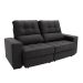 Sofá Retrátil e Reclinável 3 Lugares Oppel II Suede Cinza