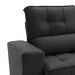 Sofá Retrátil e Reclinável 3 Lugares Oppel II Suede Cinza