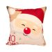 Almofada de Natal Estampada Suede 2 Unidades 40cm x 40cm com Refil de Silicone
