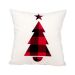 Almofada de Natal Estampada Tecido Suede 3 Unidades 40cm x 40cm com Refil de Silicone