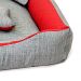 Cama Pet Extra Grande Gorgopet 70cm x 70cm x 15cm Chumbo Com Almofadas Decorativa