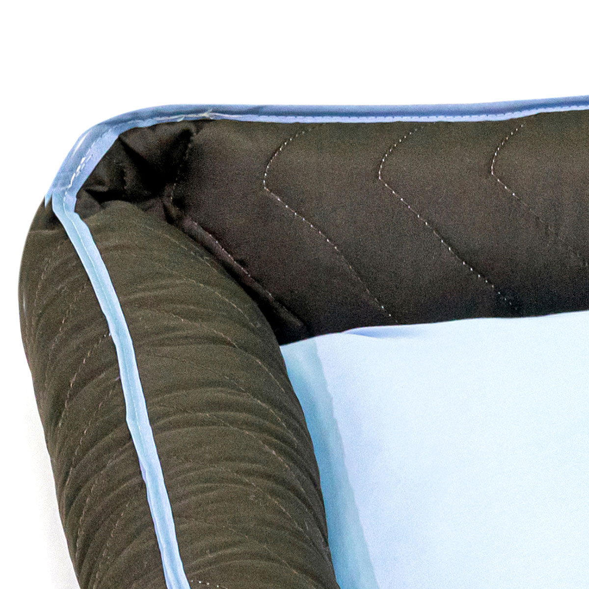 Cama Pet Extra Grande Nick 70cm x 70cm x 15cm Azul