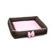 Cama Pet Extra Grande Nick 70cm x 70cm x 15cm Rosa
