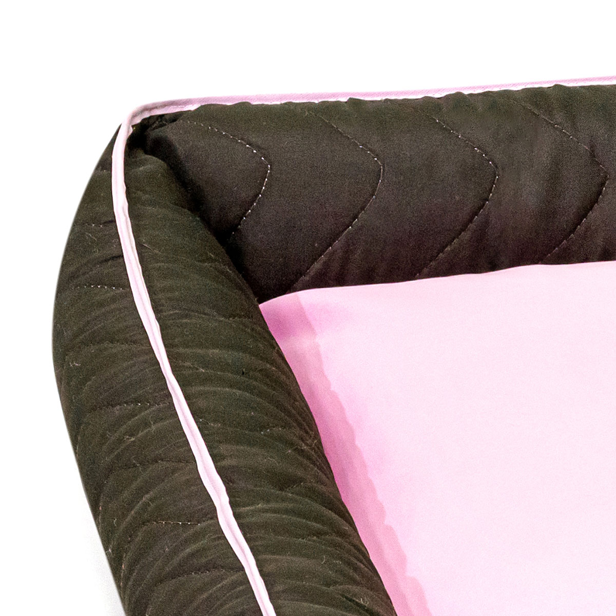 Cama Pet Extra Grande Nick 70cm x 70cm x 15cm Rosa