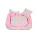 Cama Pet Extra Grande Onix 70cm x 70cm x 15cm Com Almofadas Decorativa