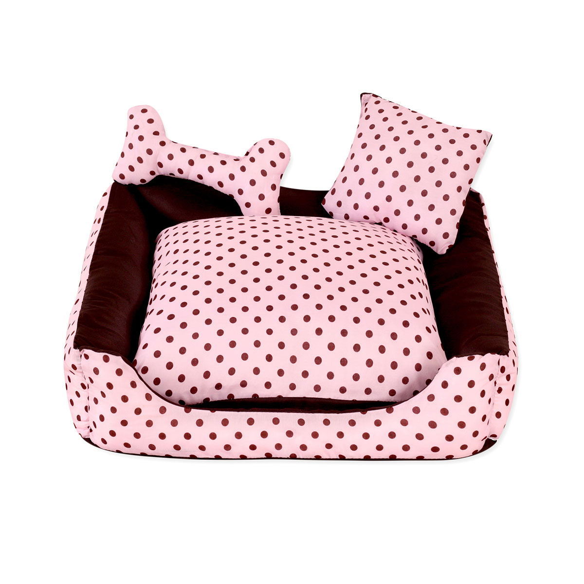 Cama Pet Extra Grande Onix 70cm x 70cm x 15cm Lulu Com Almofadas Decorativa