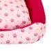 Cama Pet Extra Grande Onix 70cm x 70cm x 15cm Realeza Rosa Com Almofadas Decorativa