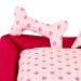 Cama Pet Extra Grande Onix 70cm x 70cm x 15cm Realeza Rosa Com Almofadas Decorativa