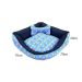 Cama Pet Grande 70cm x 70cm x 20cm Balão Com Almofada Decorativa