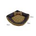 Cama Pet Grande 70cm x 70cm x 20cm Girassol Com Almofada Decorativa