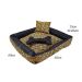 Cama Pet Grande Onix 60cm x 60cm x 15cm Girassol Com Almofadas Decorativa