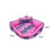 Cama Pet Grande Pop 70cm x 70cm x 20cm Pink Com Almofada Decorativa