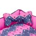 Cama Pet Grande Pop 70cm x 70cm x 20cm Pink Com Almofada Decorativa