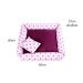 Cama Pet Grande Simples Top 60cm x 60cm x 15cm Realeza Rosa Com Almofada Decorativa