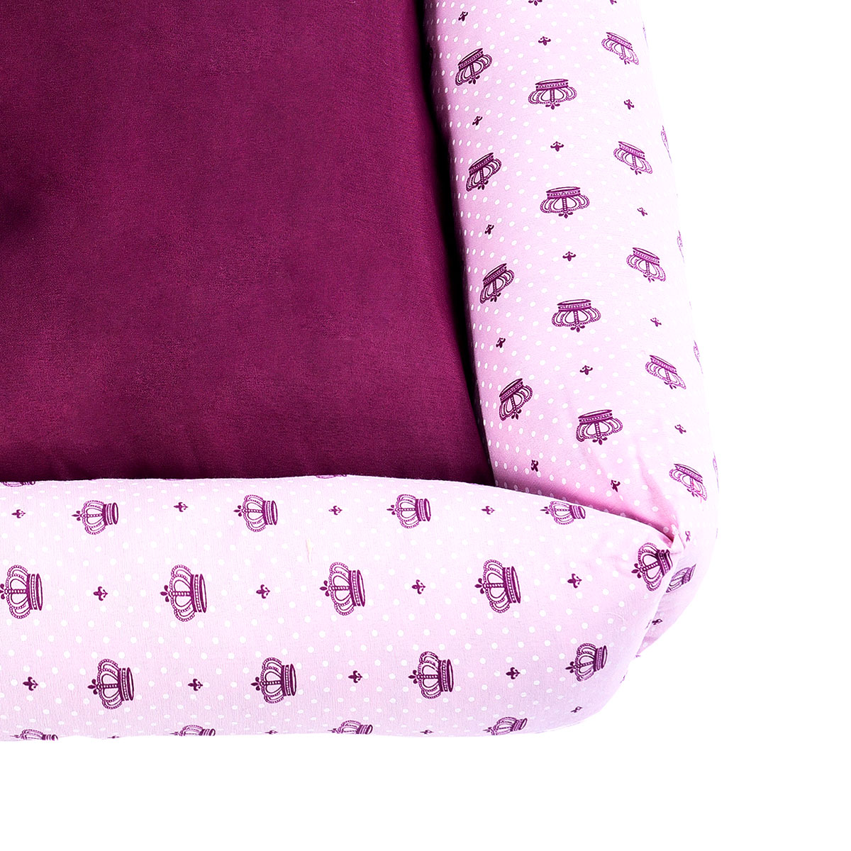 Cama Pet Grande Simples Top 60cm x 60cm x 15cm Realeza Rosa Com Almofada Decorativa