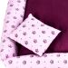 Cama Pet Grande Simples Top 60cm x 60cm x 15cm Realeza Rosa Com Almofada Decorativa