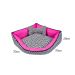 Cama Pet Grande Top 70cm x 70cm x 20cm Criative Pink Com Almofada Decorativa
