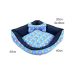 Cama Pet Média 60cm x 60cm x 20cm Balão Com Almofada Decorativa