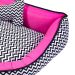 Cama Pet Média 60cm x 60cm x 20cm Criative Pink Com Almofada Decorativa