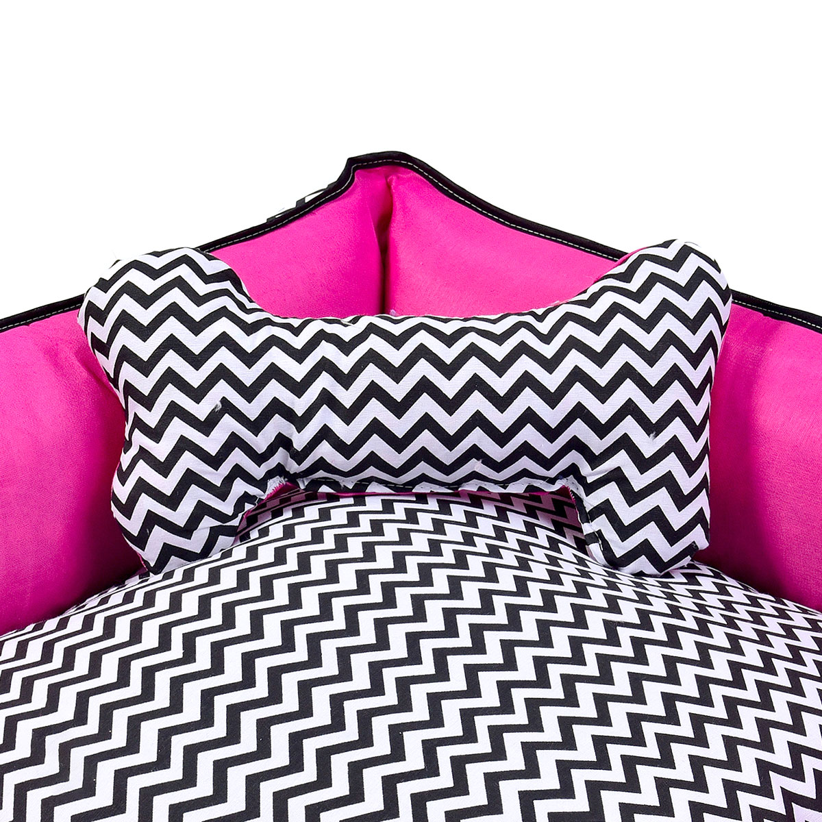 Cama Pet Média 60cm x 60cm x 20cm Criative Pink Com Almofada Decorativa