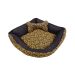 Cama Pet Média 60cm x 60cm x 20cm Girassol Com Almofada Decorativa