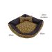 Cama Pet Média 60cm x 60cm x 20cm Girassol Com Almofada Decorativa
