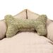 Cama Pet Médio Impermeável 60cm x 60cm x 20cm Avelã Claro Com Almofada Decorativa
