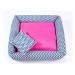 Cama Pet Médio Simples Top 50cm x 50cm x 15cm Criative Pink Com Almofada Decorativa