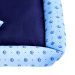 Cama Pet Médio Simples Top 50cm x 50cm x 15cm Realeza Azul Com Almofada Decorativa