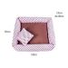 Cama Pet Médio Top 50cm x 50cm x 15cm Lulu Com Almofada Decorativa