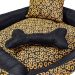 Cama Pet Pequena 40cm x 40cm x 15cm Girassol Com Almofadas Decorativa