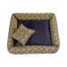 Cama Pet Pequena Simples Top 40cm x 40cm x 15cm Girassol Com Almofada Decorativa