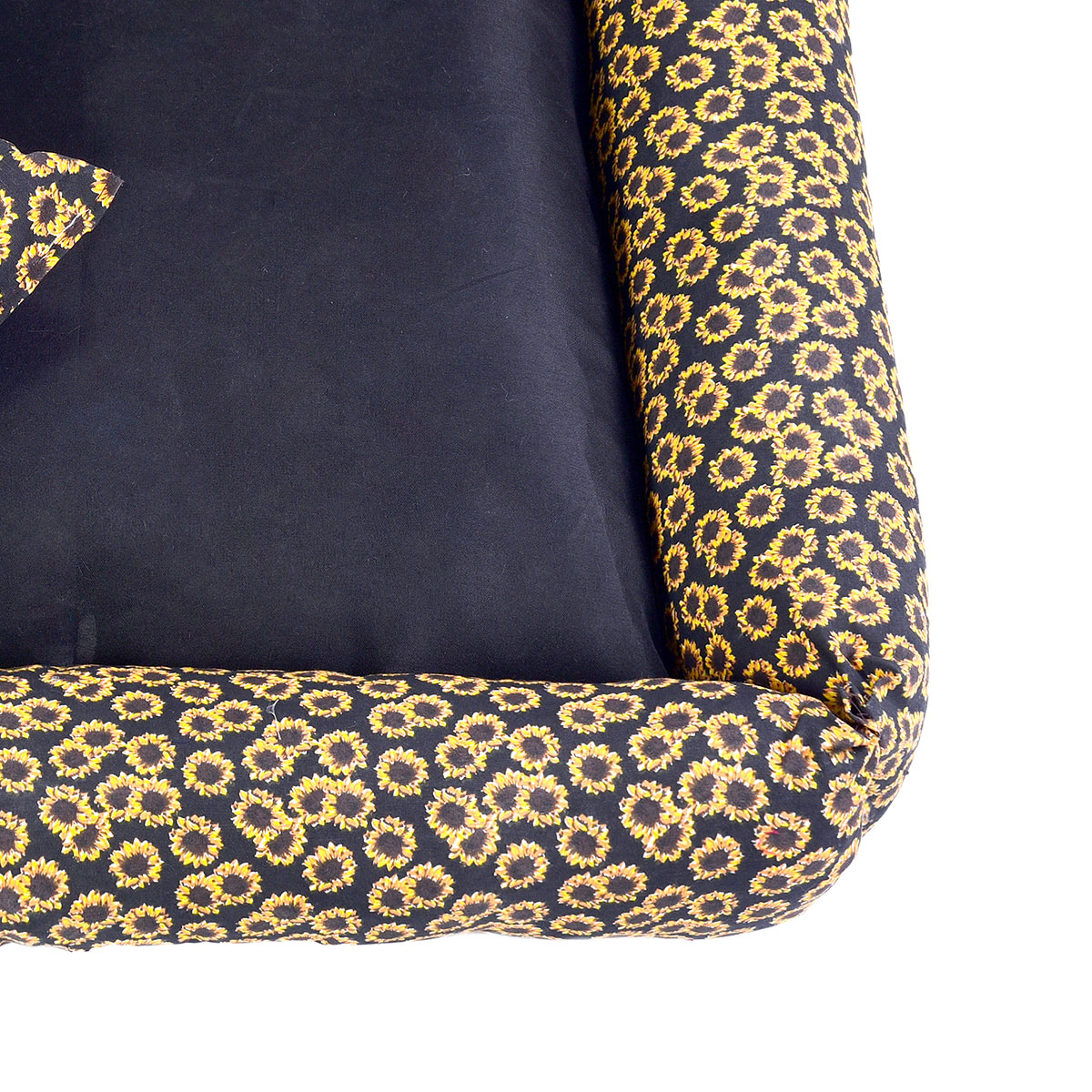 Cama Pet Pequena Simples Top 40cm x 40cm x 15cm Girassol Com Almofada Decorativa
