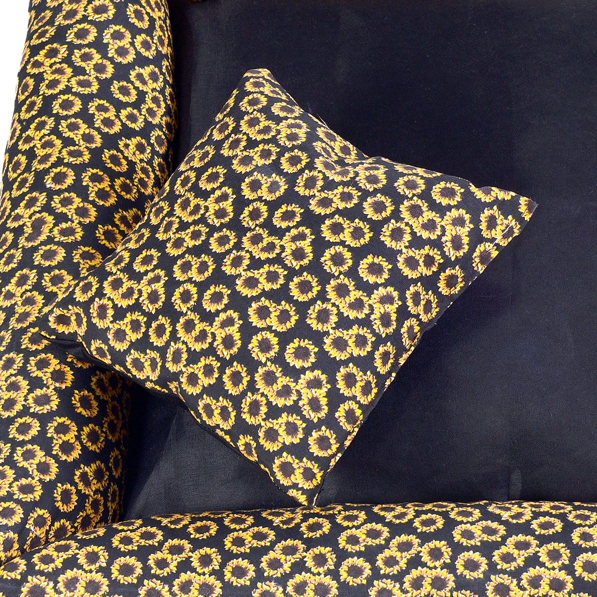 Cama Pet Pequena Simples Top 40cm x 40cm x 15cm Girassol Com Almofada Decorativa